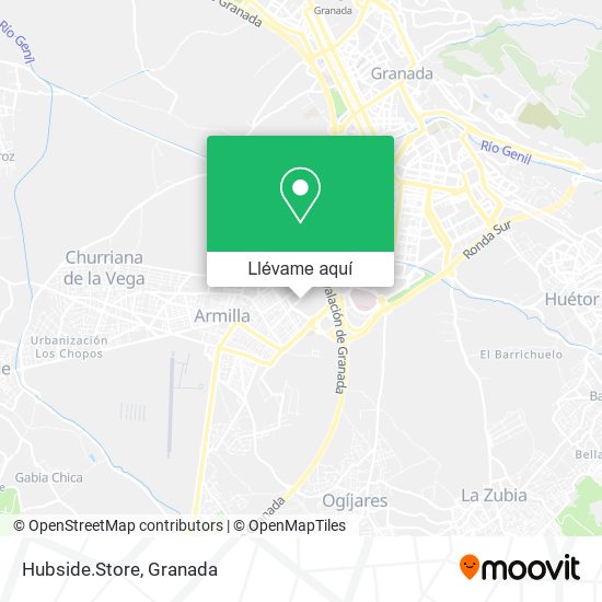 Mapa Hubside.Store