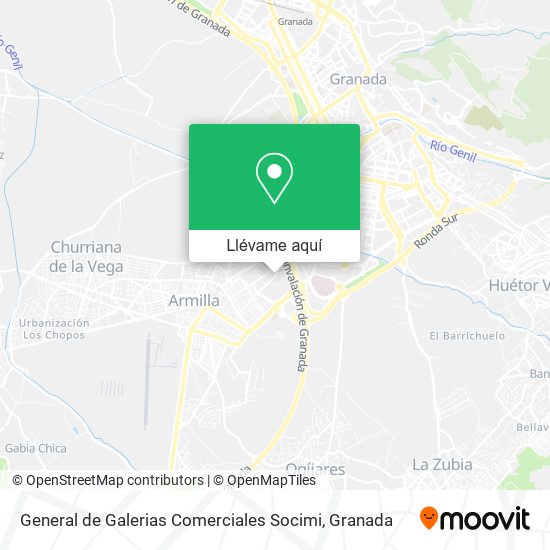 Mapa General de Galerias Comerciales Socimi