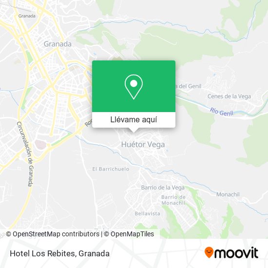 Mapa Hotel Los Rebites