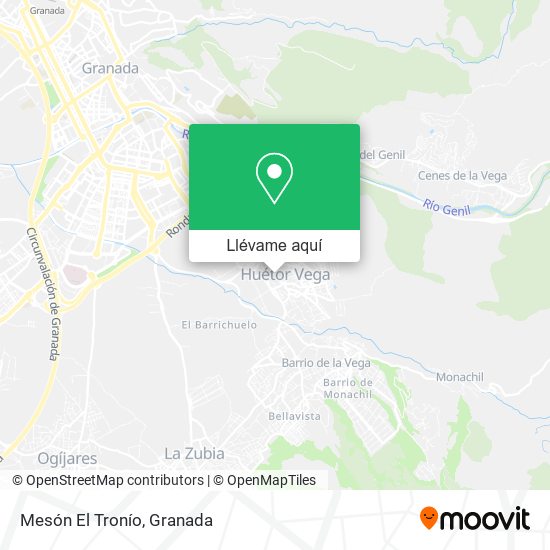 Mapa Mesón El Tronío