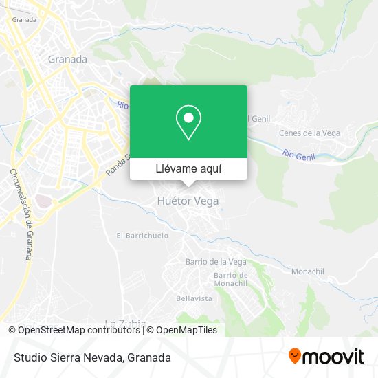 Mapa Studio Sierra Nevada