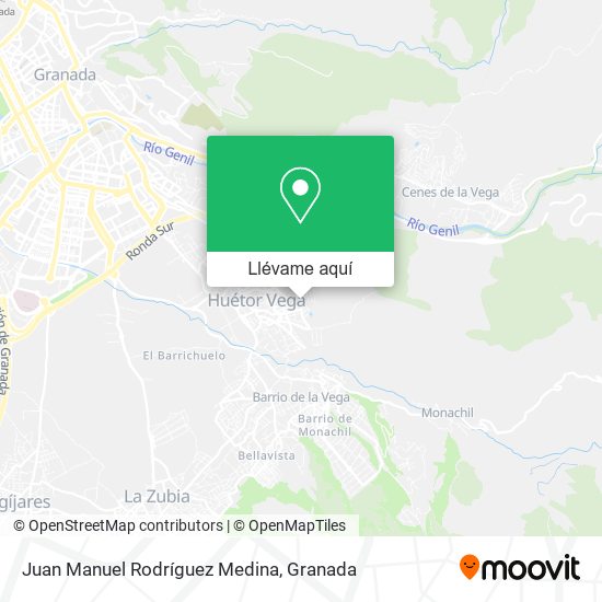 Mapa Juan Manuel Rodríguez Medina