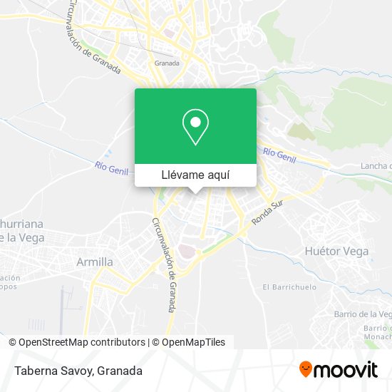 Mapa Taberna Savoy