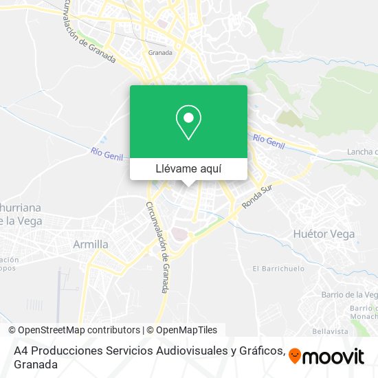 Mapa A4 Producciones Servicios Audiovisuales y Gráficos