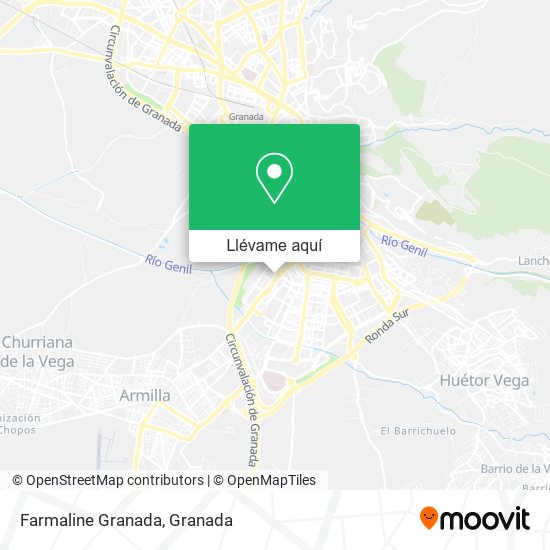 Mapa Farmaline Granada