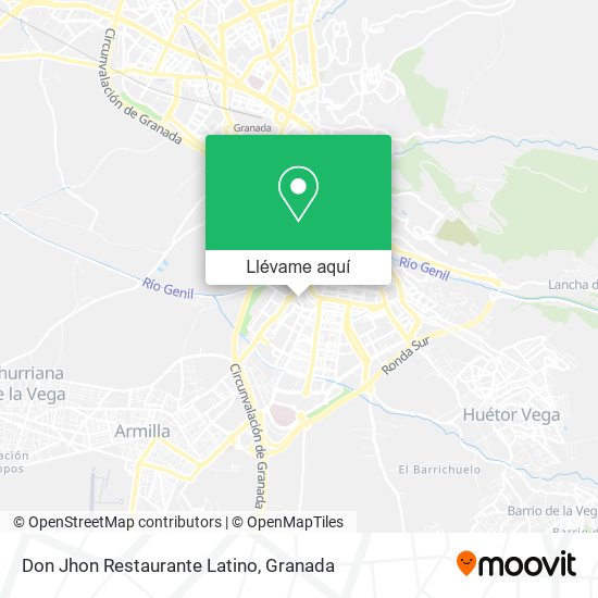 Mapa Don Jhon Restaurante Latino