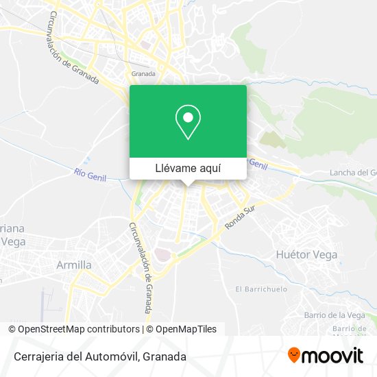 Mapa Cerrajeria del Automóvil
