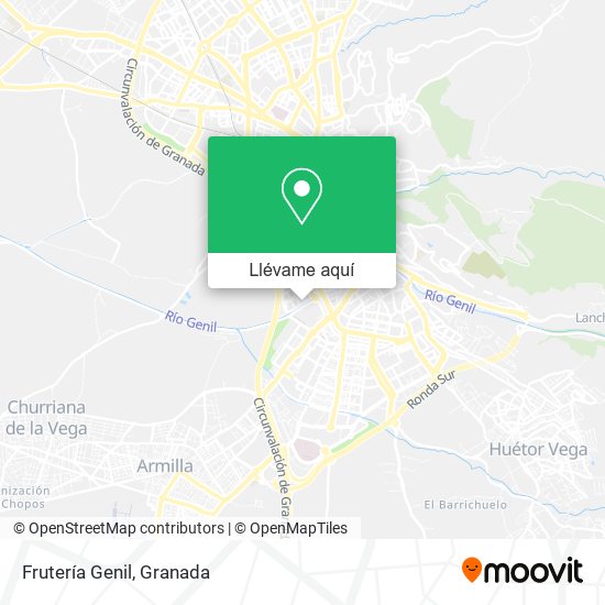 Mapa Frutería Genil