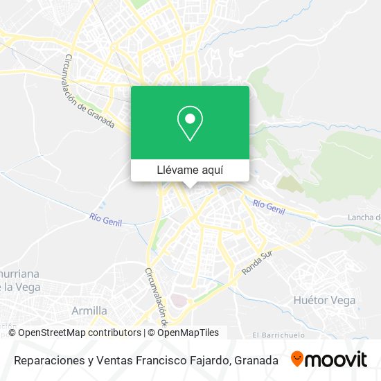 Mapa Reparaciones y Ventas Francisco Fajardo