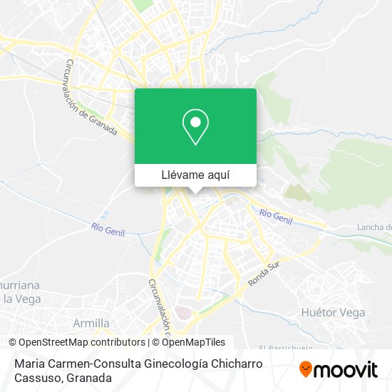 Mapa Maria Carmen-Consulta Ginecología Chicharro Cassuso