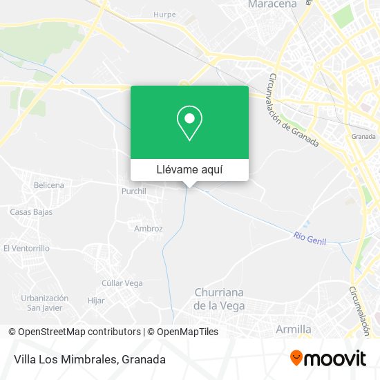 Mapa Villa Los Mimbrales