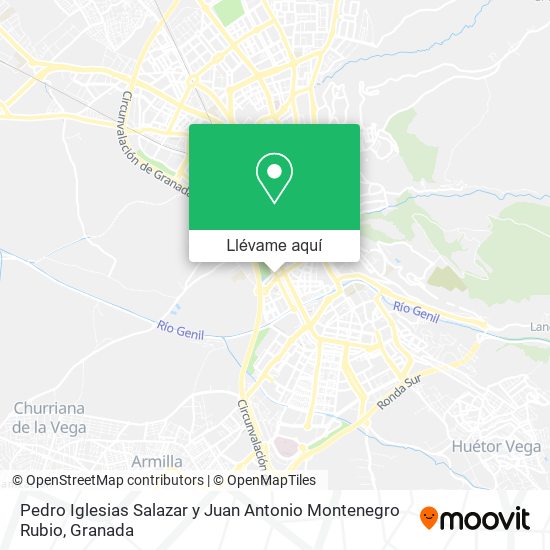 Mapa Pedro Iglesias Salazar y Juan Antonio Montenegro Rubio