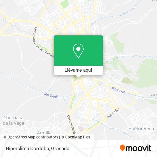 Mapa Hiperclima Córdoba