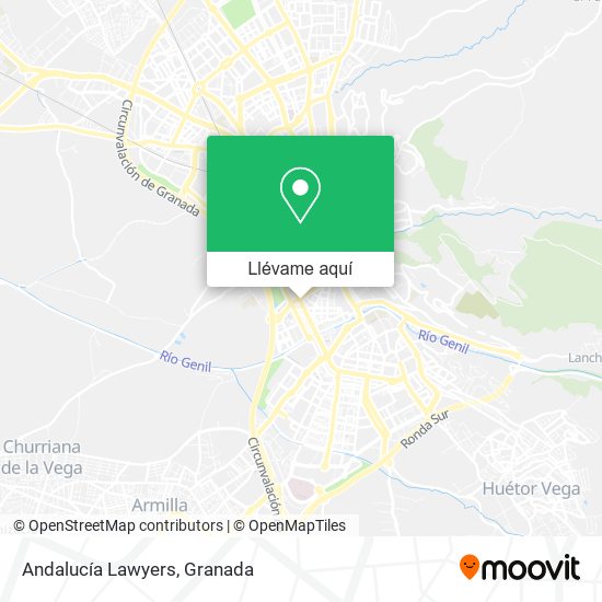 Mapa Andalucía Lawyers