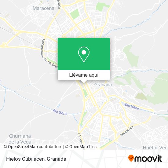 Mapa Hielos Cubilacen