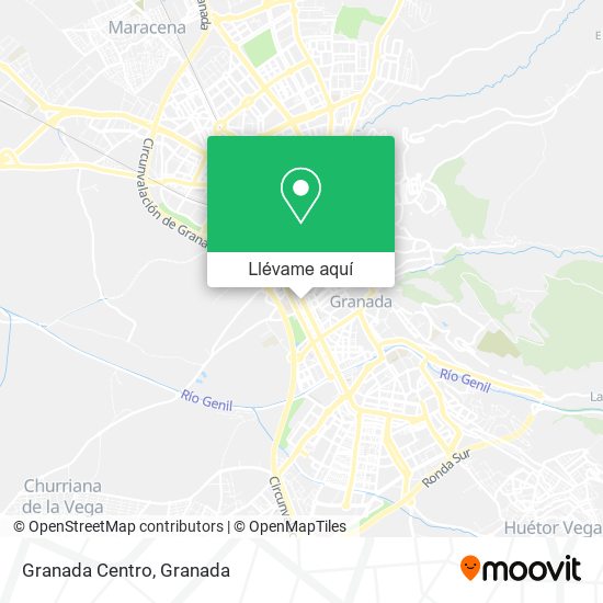 Mapa Granada Centro