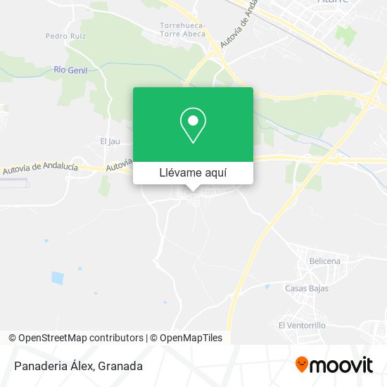 Mapa Panaderia Álex