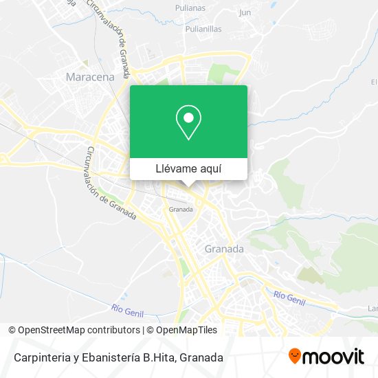Mapa Carpinteria y Ebanistería B.Hita