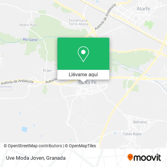Mapa Uve Moda Joven