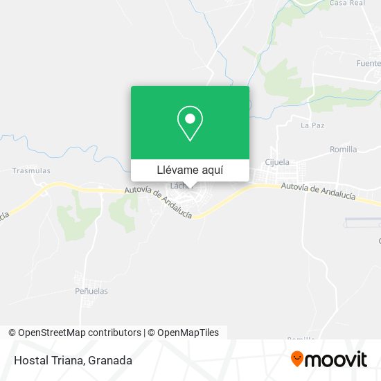 Mapa Hostal Triana
