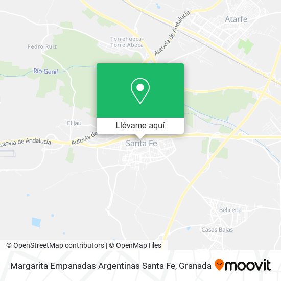 Mapa Margarita Empanadas Argentinas Santa Fe