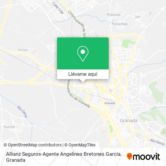Mapa Allianz Seguros-Agente Angelines Bretones García