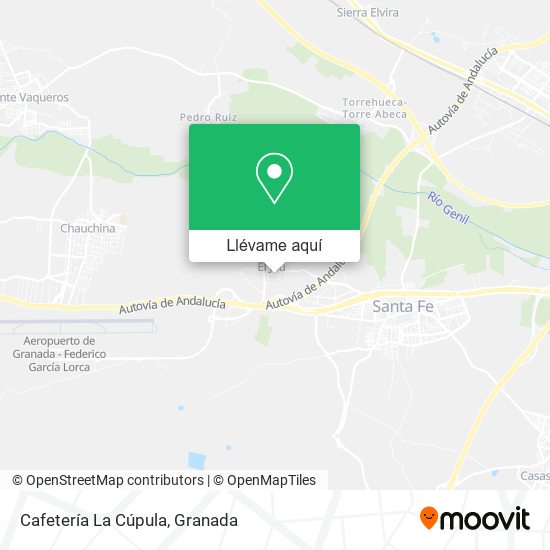 Mapa Cafetería La Cúpula