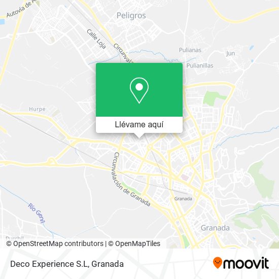 Mapa Deco Experience S.L