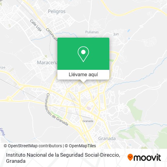 Mapa Instituto Nacional de la Seguridad Social-Direccio