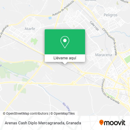 Mapa Arenas Cash Diplo Mercagranada
