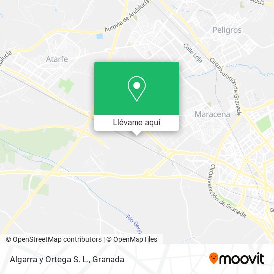 Mapa Algarra y Ortega S. L.