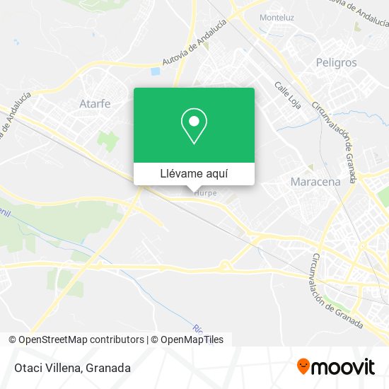Mapa Otaci Villena