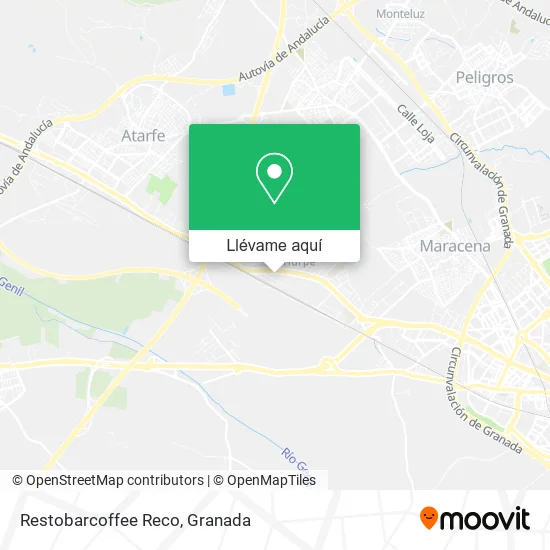 Mapa Restobarcoffee Reco