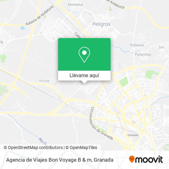 Mapa Agencia de Viajes Bon Voyage B & m