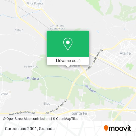 Mapa Carbonicas 2001