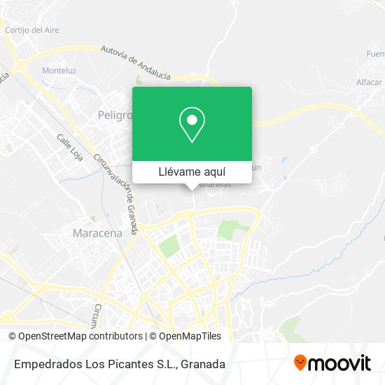 Mapa Empedrados Los Picantes S.L.