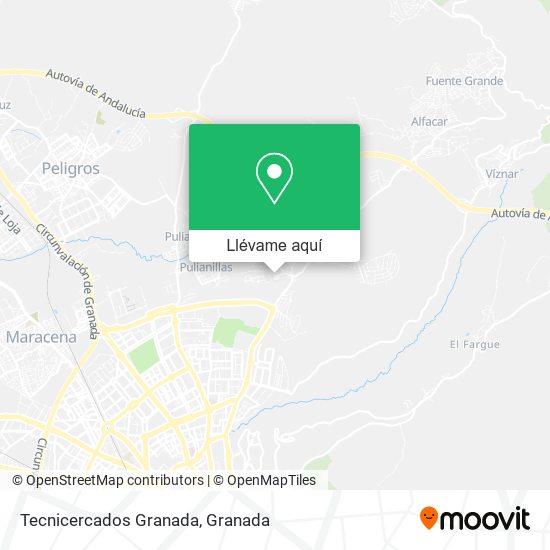 Mapa Tecnicercados Granada