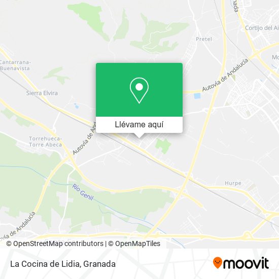 Mapa La Cocina de Lidia