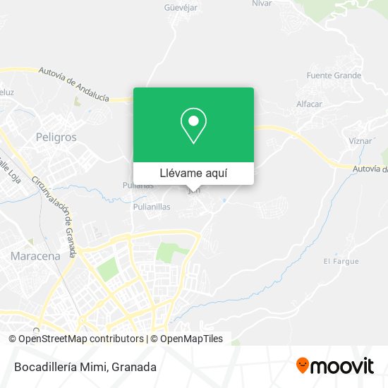 Mapa Bocadillería Mimi