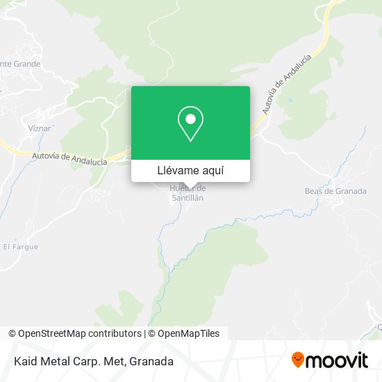 Mapa Kaid Metal Carp. Met