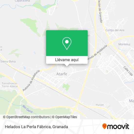 Mapa Helados La Perla Fábrica
