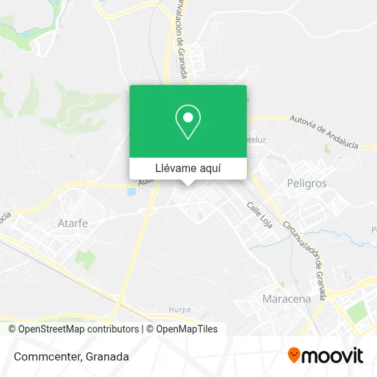 Mapa Commcenter