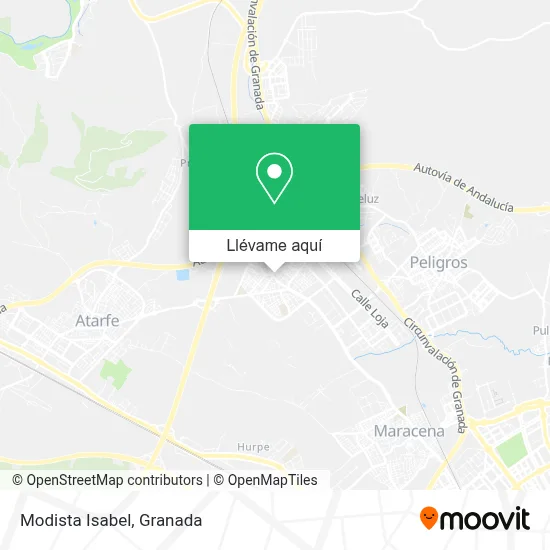 Mapa Modista Isabel