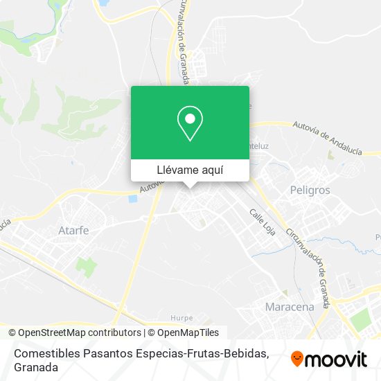Mapa Comestibles Pasantos Especias-Frutas-Bebidas