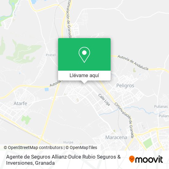 Mapa Agente de Seguros Allianz-Dulce Rubio Seguros & Inversiones
