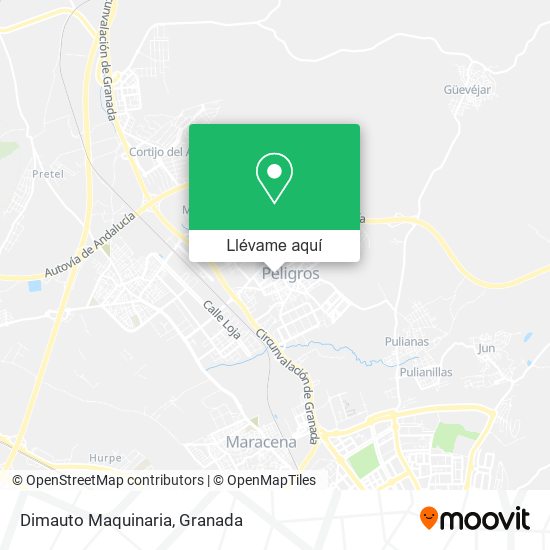 Mapa Dimauto Maquinaria