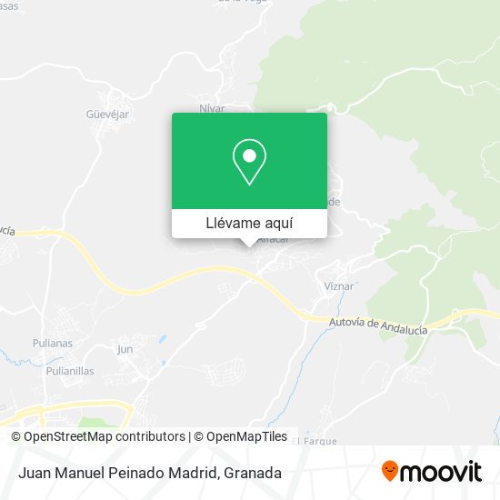 Mapa Juan Manuel Peinado Madrid