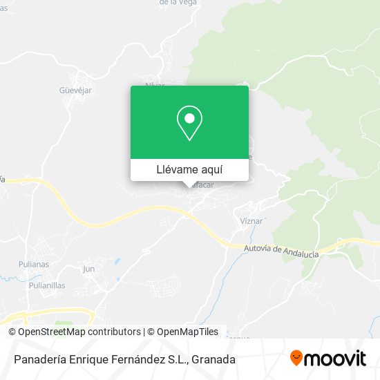 Mapa Panadería Enrique Fernández S.L.