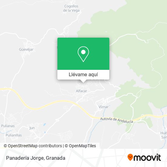 Mapa Panadería Jorge