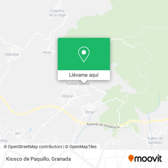 Mapa Kiosco de Paquillo
